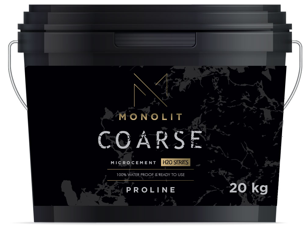 microcement monolit coarse h20 20kg